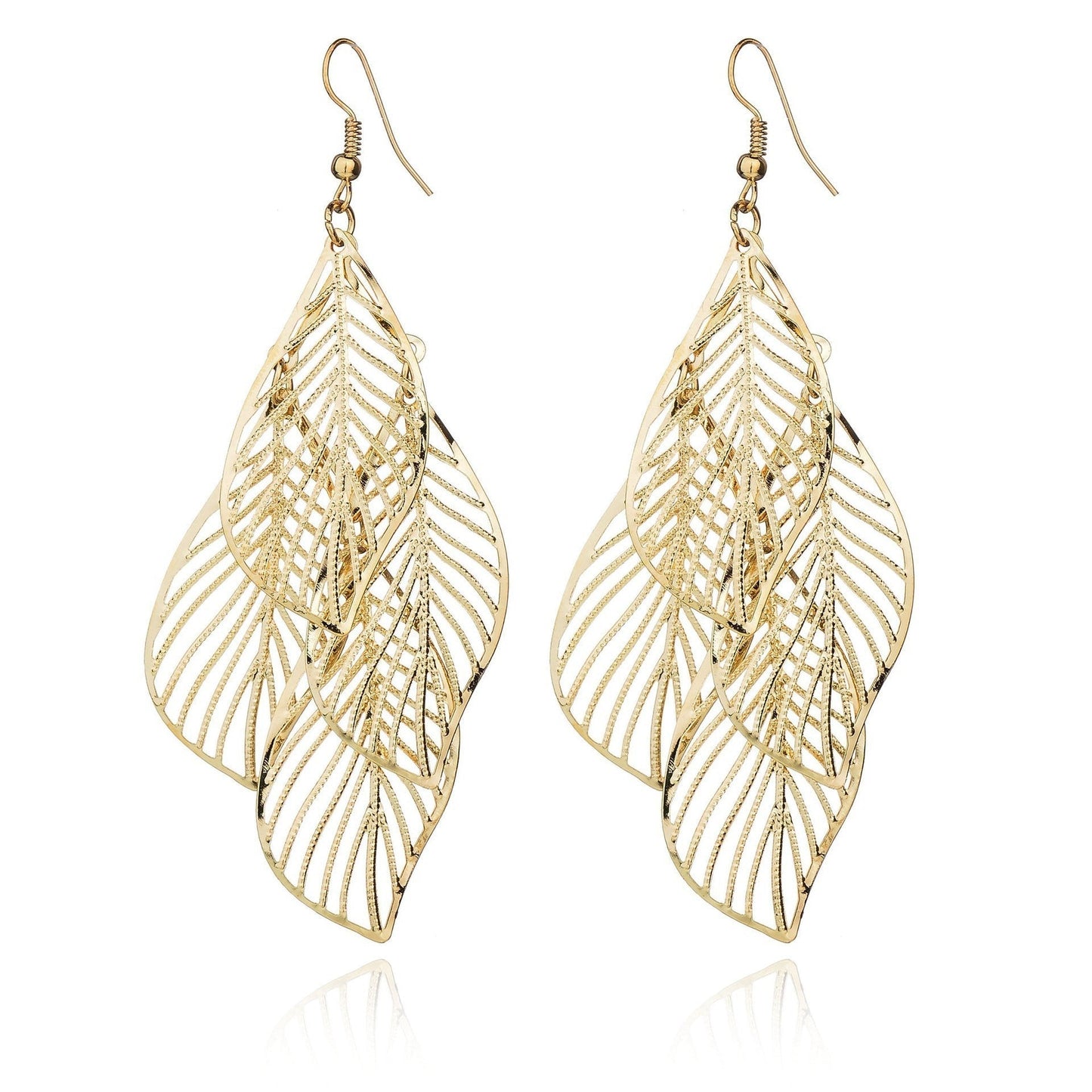 Lux Leaf Earrings